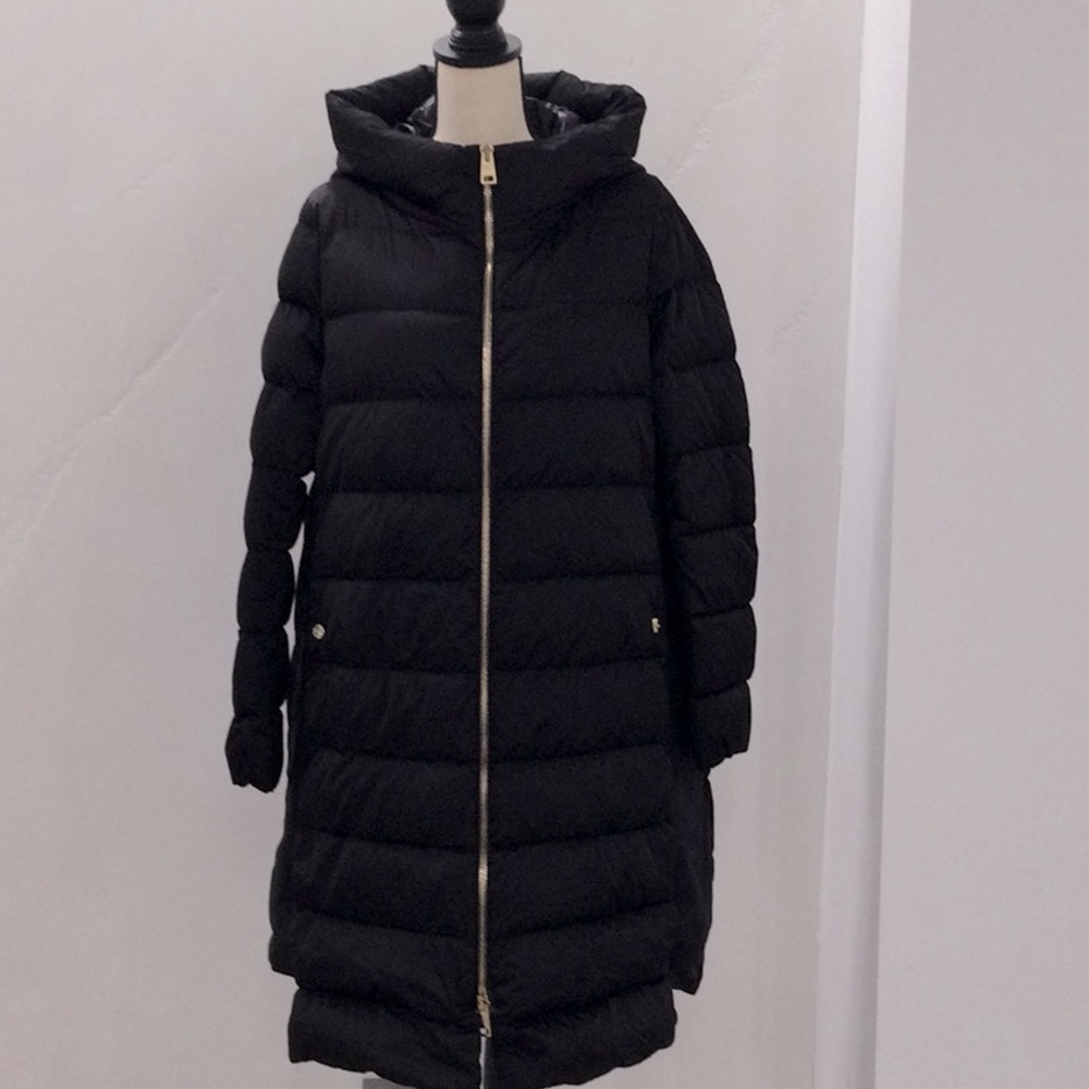 Herno Black Puffer Coat